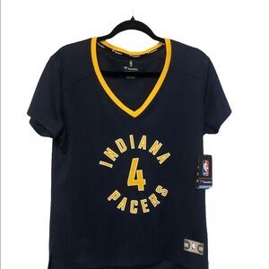 Indiana Pacers Women’s V-Neck Jersey – Oladipo Fan Gear, Size Medium T114